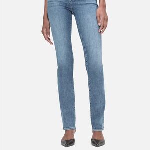Frame Denim Light Blue Straight Leg Jeans-long-Daphne blue